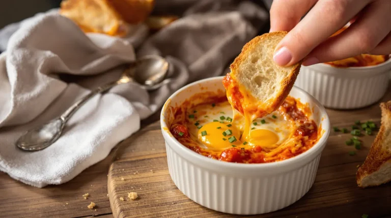 C’est le plat que je fais quand je n’ai envie de rien préparer : œufs cocotte tomate-fromage en 12 min