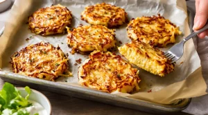 « Je les prépare en 10 minutes » : mes galettes de pommes de terre au four, crousti-dorées et plus légères