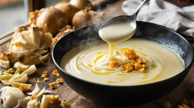 « Une de mes soupes préférées » : j’ai testé ce velouté blanc fondant, savoureux et bon pour la santé
